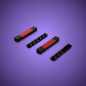 Preview: LMB 2.0 Version - Meteor LED mit je 2 LED, ROT (2er Pack)