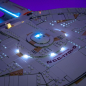Preview: LMB 2.0 VERSION - LED-​Beleuchtungs-​​​​​​Set für LEGO® Star Trek U.S.S Enterprise NCC-1701-D #10356