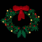 Preview: LED-Beleuchtungs-Set für das LEGO®Set Weihnachtskranz - Christmas Wreath #40426