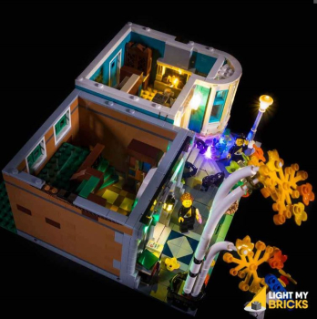 LED-Beleuchtungs-Set für LEGO® Bookshop / Buchhandlung #10270