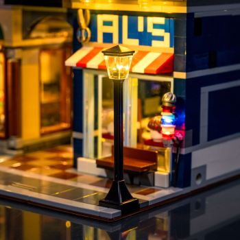 Preview: LMB 2.0 VERSION - LED-​Beleuchtungs-​​​​​Set für LEGO® Detektivbüro #10246