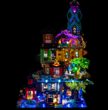 LED-Beleuchtungs-Set für LEGO® Ninjago City Gardens #71741