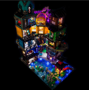 LED-Beleuchtungs-Set für LEGO® Ninjago City Gardens #71741