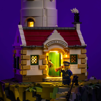 Preview: LMB 2.0 VERSION - LED-​Beleuchtungs-​​​Set für LEGO® Leuchtturm #21335