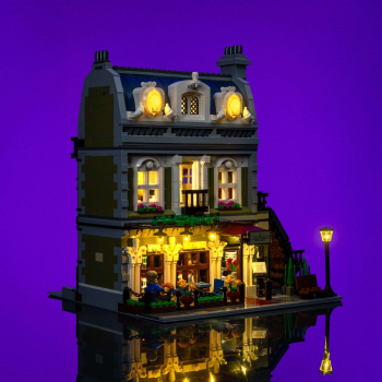 Preview: LMB 2.0 VERSION - LED-​Beleuchtungs-​​​​​​​​Set für LEGO® Parisian Restaurant #10243