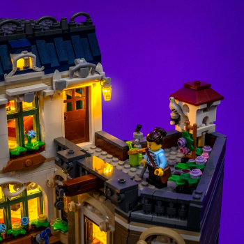 Preview: LMB 2.0 VERSION - LED-​Beleuchtungs-​​​​​​​Set für LEGO® Shopping Street #11371