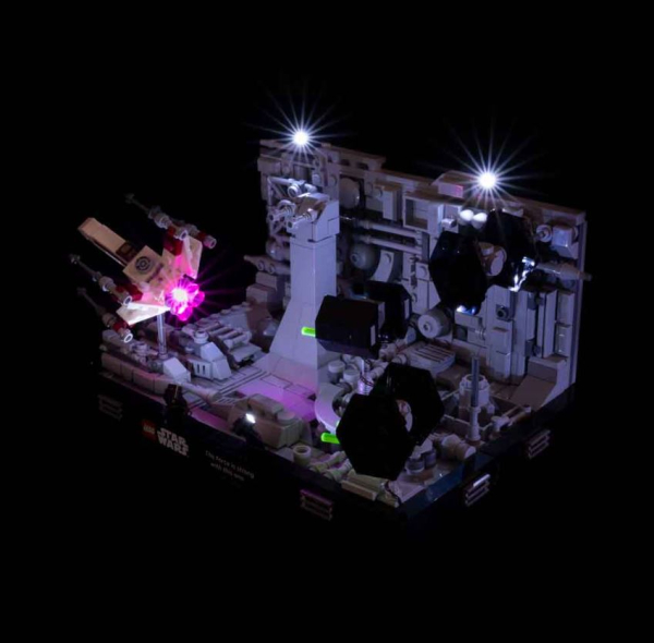 LED-​Beleuchtungs-Set für Lego® Death Star Trench Run Diorama #75329