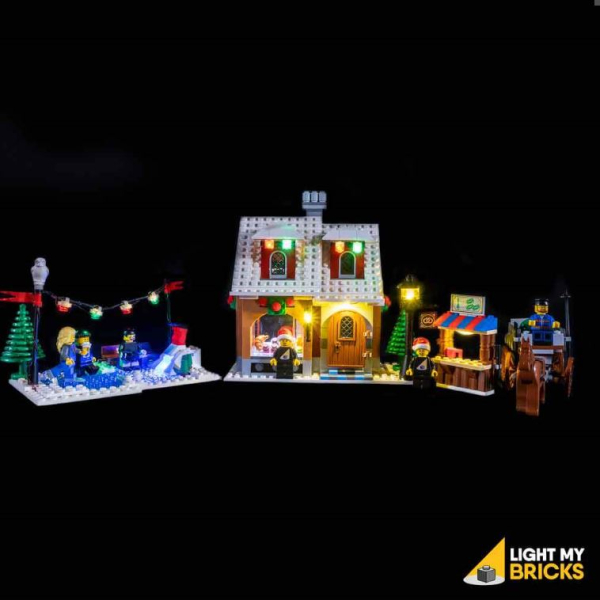 LED-Beleuchtungs-Set für LEGO® Winter Village Bakery / Bäckerei #10216