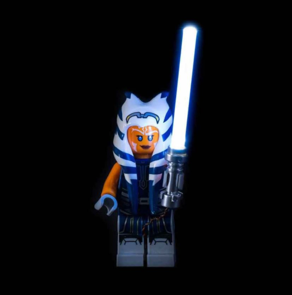 WEIßES LED-​Lichtschwert für LEGO® Star Wars