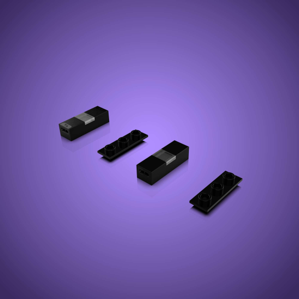 LMB 2.0 Version - Meteor MICRO LED mit je 1 LED, weiß (2er Pack)