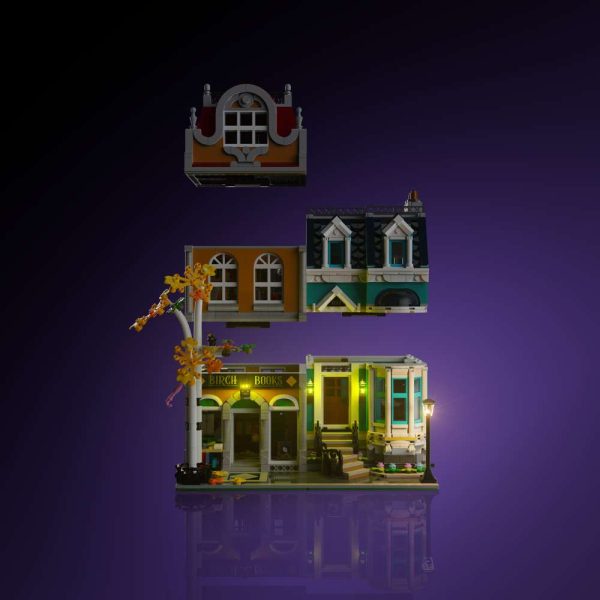 LMB 2.0 Version - LED-​Beleuchtungs-​​​​Set für LEGO® Buchhandlung #10270