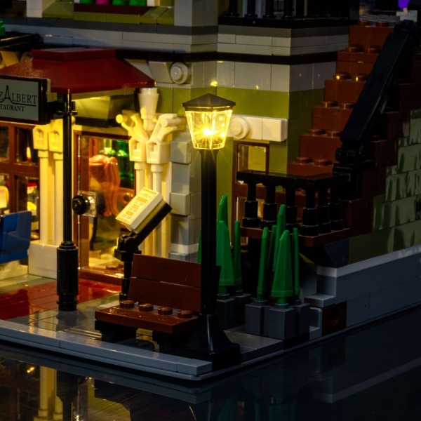 LMB 2.0 VERSION - LED-​Beleuchtungs-​​​​​​​​Set für LEGO® Parisian Restaurant #10243