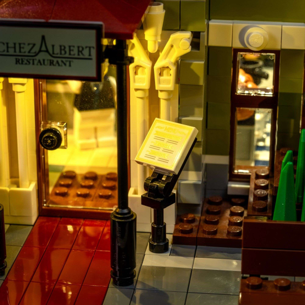 LMB 2.0 VERSION - LED-​Beleuchtungs-​​​​​​​​Set für LEGO® Parisian Restaurant #10243