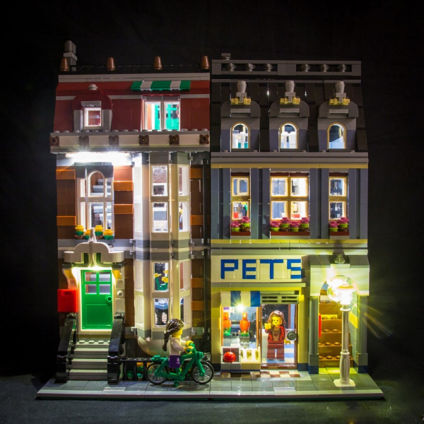 LED-Beleuchtungs-Set für LEGO® Pet Shop / Tierhandlung #10218