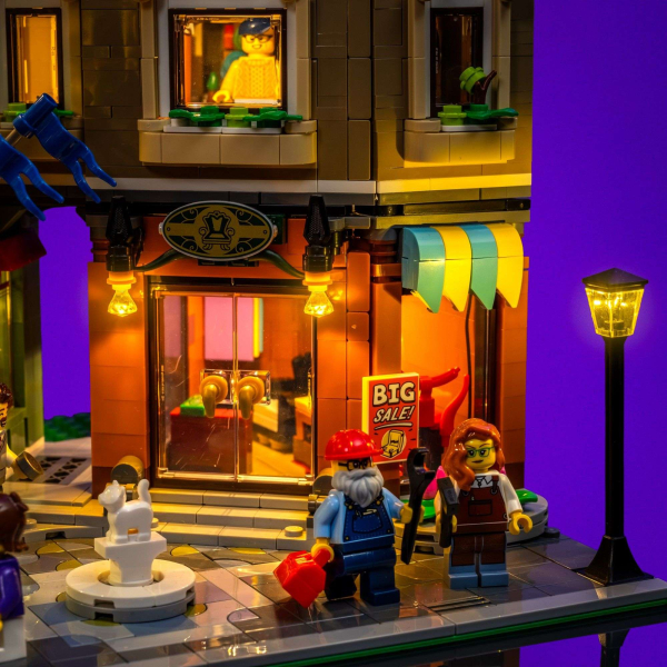 LMB 2.0 VERSION - LED-​Beleuchtungs-​​​​​​​Set für LEGO® Shopping Street #11371